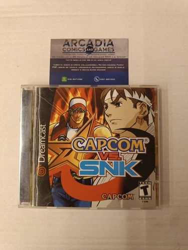 Capcom VS SNK Dreamcast SEGA NTSC USA Ottime Condizioni Completo